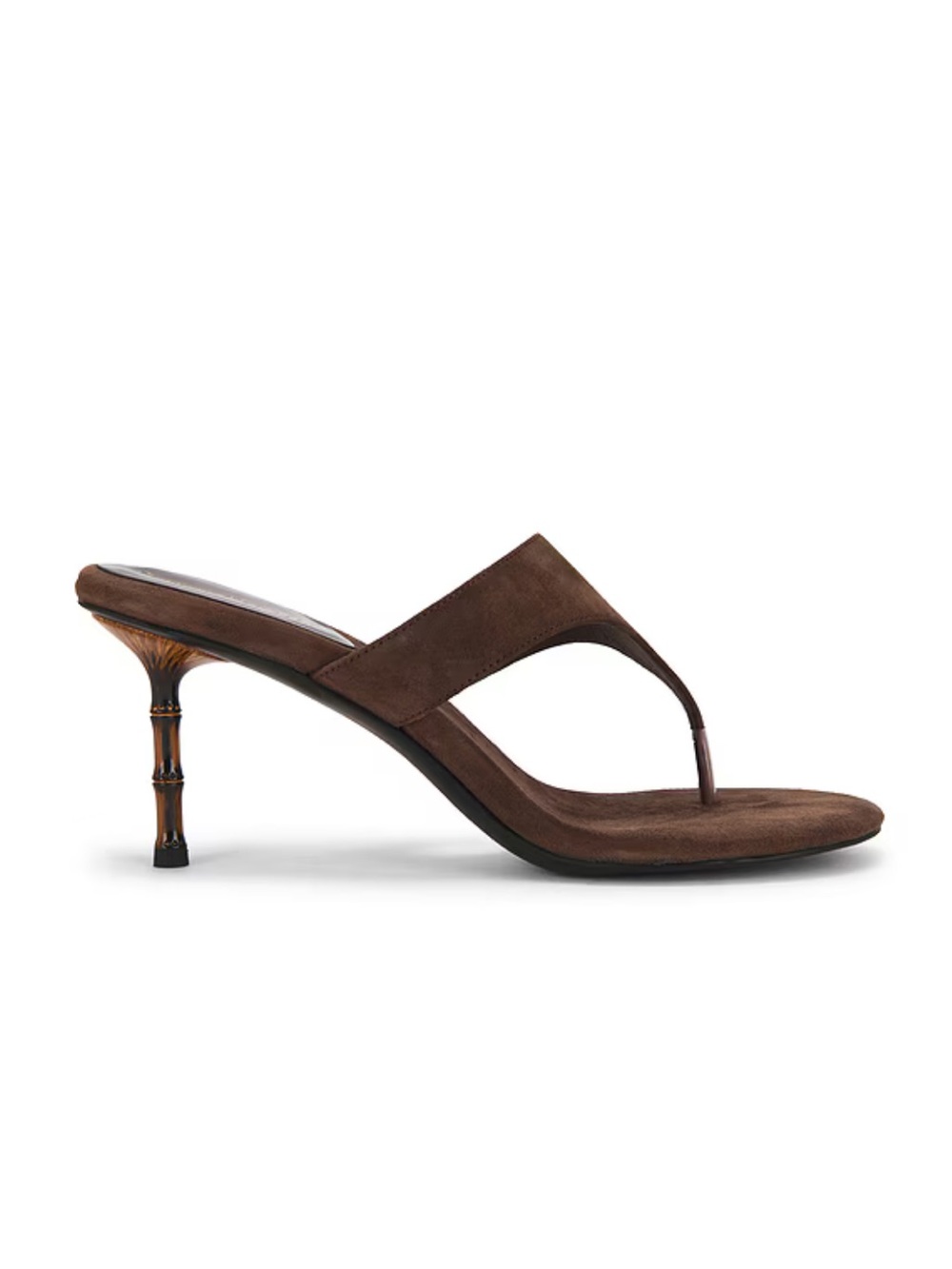 Jeffrey Campbell Marilla Sandals Coffee Suede Brown heels shoes Revolve 8